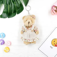 Load image into Gallery viewer, Ms. Beary Cute Plush Keychain

