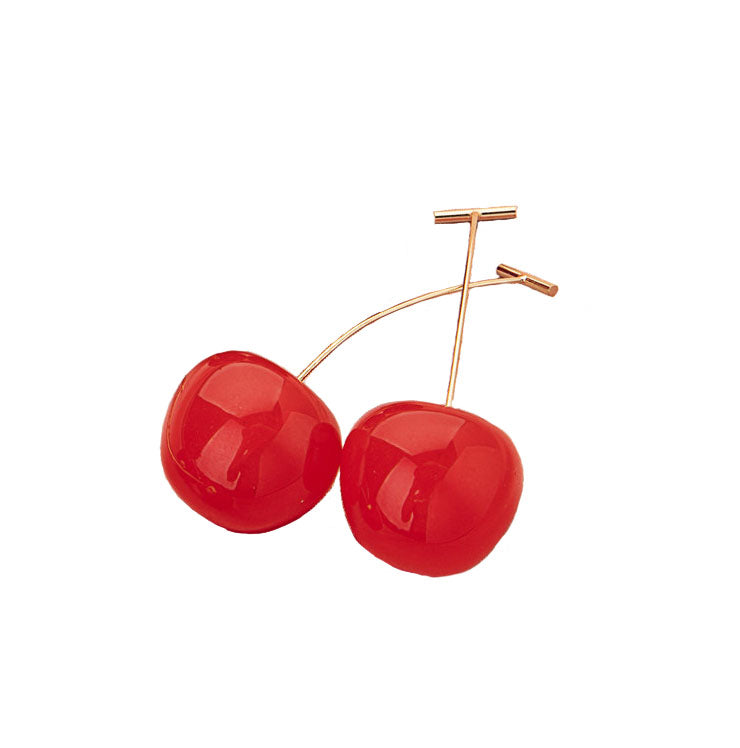 Earrings Sweet Cherry Red