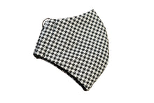 Load image into Gallery viewer, Handmade Fabric Face Mask Covering - Houndstooth
