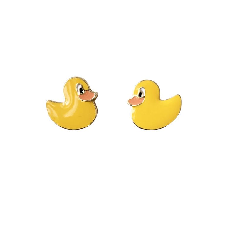 Kawaii Earrings Cute Little Duck