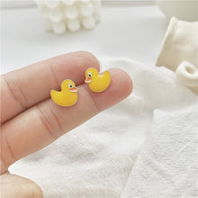 Load image into Gallery viewer, Kawaii Earrings Cute Little Duck
